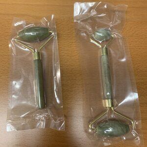 New 3 in 1 Gua Sha Roller Set (2 pieces) in Jade Stone
